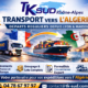 Transport maritime de marchandises vers l’Algérie depuis Lyon et Marseille avec TK SUD Rhône-Alpes, camion, porte-conteneurs et solutions de groupage export.