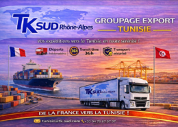 Groupage Tunisie | Export France → Tunisie en camion & maritime