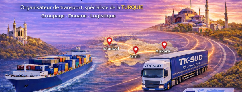 Besoin d’un transport vers la Turquie ? Spécialiste du groupage, des lots et camions complets en import/export. Suivi quotidien, douane, entrepôts à Lyon et Istanbul. Devis rapide.